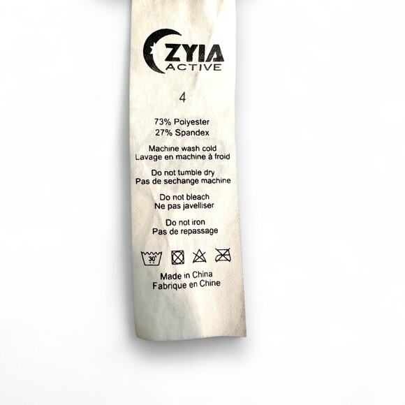 Zyia Women's Olive Maze Light n Tight High-Rise 7/8 24" Pocket Legging 4 Green - Picture 7 of 9